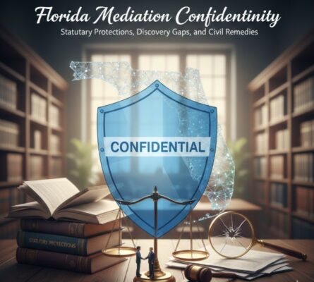 Florida Mediation Confidentiality: Statutory Protections, Discovery Gaps, and Civil Remedies