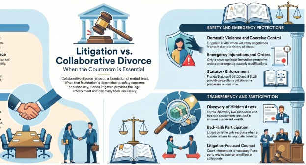 When Is Litigation the Right Choice Over Collaborative Divorce?